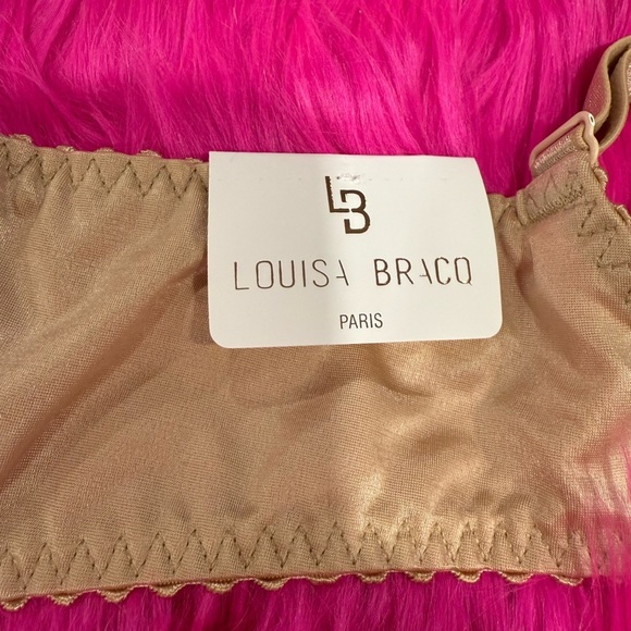 NWT Louisa Bracq ELISE BALCONETTE in Lys Royal SABLE color Sz 36D - Picture 7 of 13